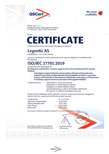 ISO 27701